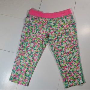Colorful Cropped Workout Leggings Nike XL